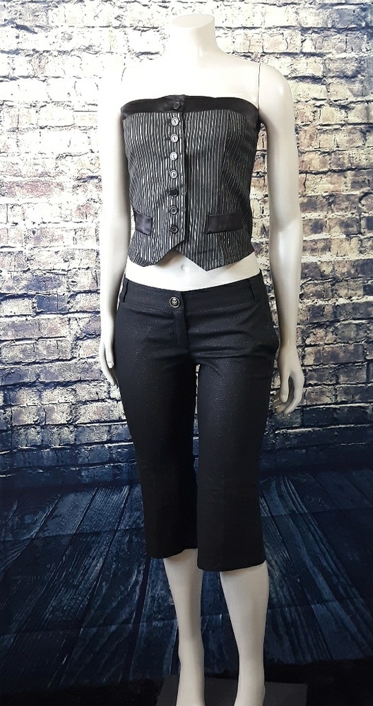 Pinstripe Tube Top